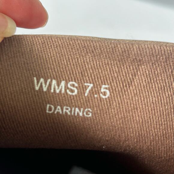 DV by Dolce Vita Women's Daring Ankle Harness Heeled Bootie Boots Taupe 7.5 New - Picture 7 of 8